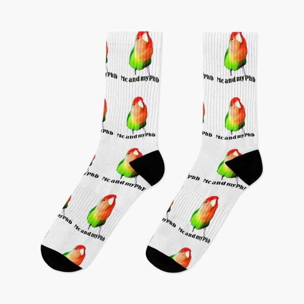 Item preview, Dutch Orange Lovebird, Agapornis, Me and my PhD, Bird Lover designed and sold by DiensDesign.