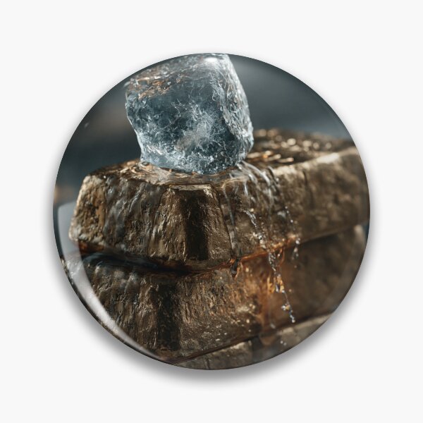 Item preview, Gold Bars and Melting Ice - Still Life designed and sold by DukaveArt .