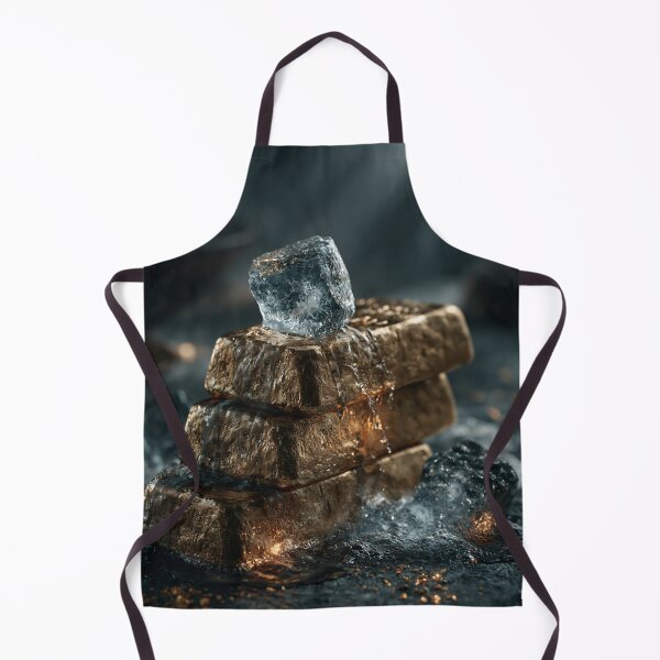 Item preview, Gold Bars and Melting Ice - Still Life designed and sold by DukaveArt .