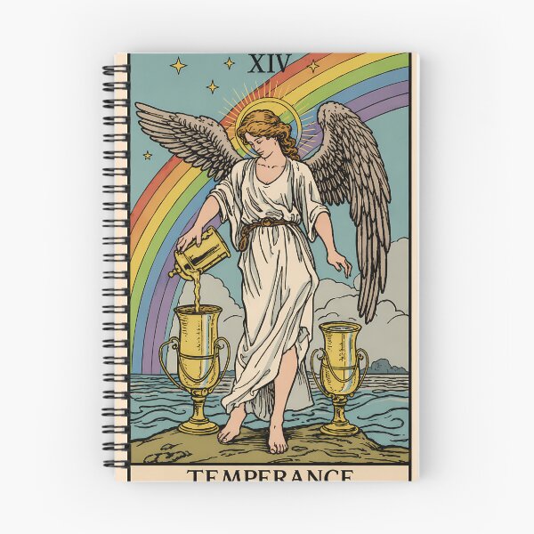 Item preview, "Balance Harmony: Temperance Tarot Card Angelic Art designed and sold by Clavivs.