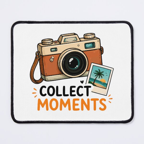 Item preview, Collect Moments Vintage Camera | Travel Photography Adventure | Retro Aesthetic Gift designed and sold by RidaSalArt.