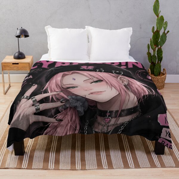 Item preview, Sakura | Pink Cyber Streetwear Girl | Y2K Anime Aesthetic Magazine Cover Art designed and sold by Dyan4.