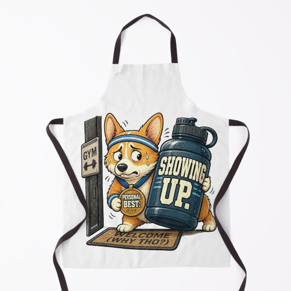 Item preview, Funny Corgi Gym Workout Motivation Gift designed and sold by Gentlestate.