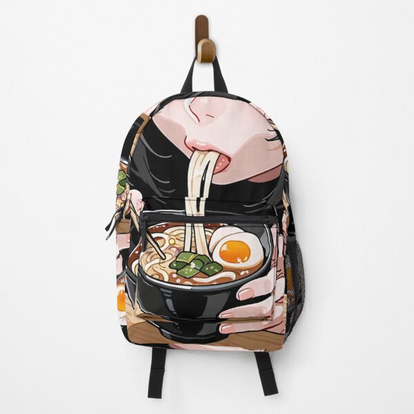 Item preview, Gastronomy - Person Savoring Ramen Noodles, Appetizing Scene designed and sold by AnimeShin.