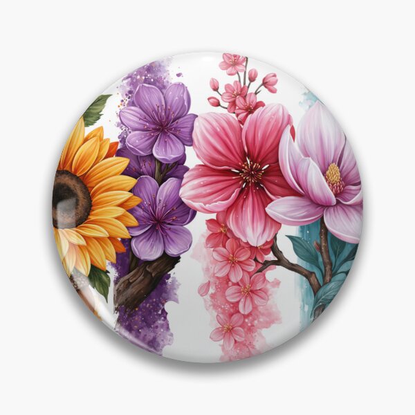 Item preview, Realistic Watercolor Flowers | Botanical Wall Art & Apparel Design designed and sold by Anastasiia Yurevych.
