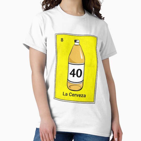 Vista previa del artículo con la obra «La Cerveza Funny Parody Mexican Loteria Card», diseñado y vendido por casadeloteria.