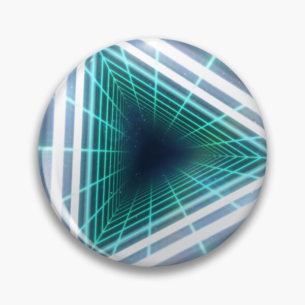 Item preview, Cyan Triangular Wireframe Tunnel & Neons designed and sold by Electric Shock!! Design.