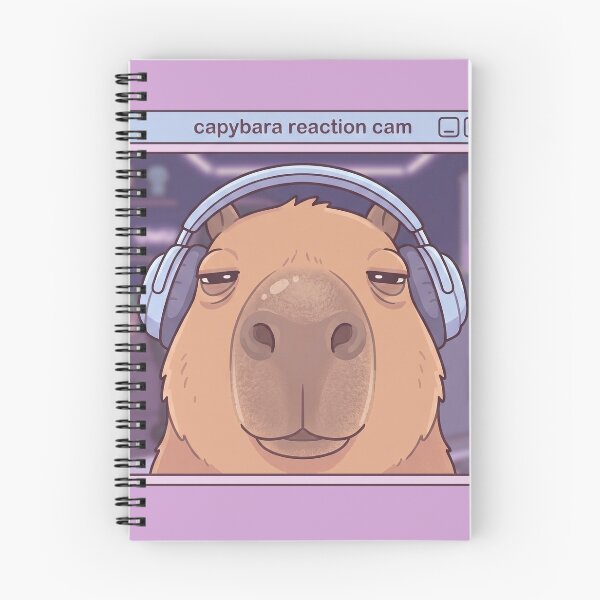 Item preview, Capybara Reaction Cam -Disappointed Stare designed and sold by Efdoth-Designs.