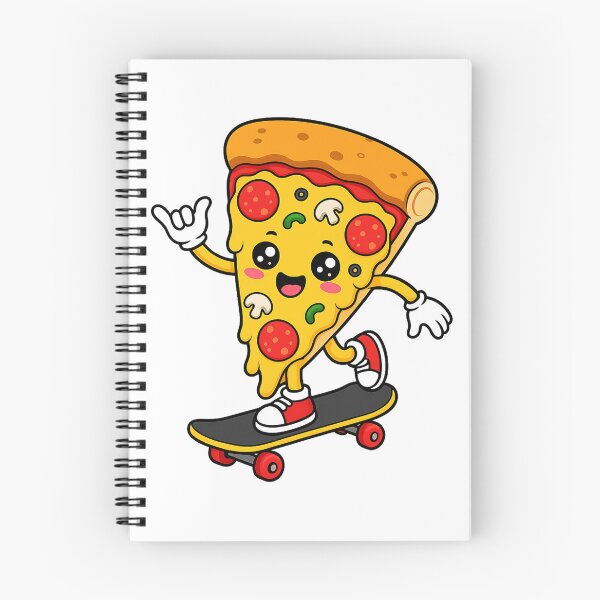 Item preview, Kawaii Pizza Skater designed and sold by cat-and-pigeon.
