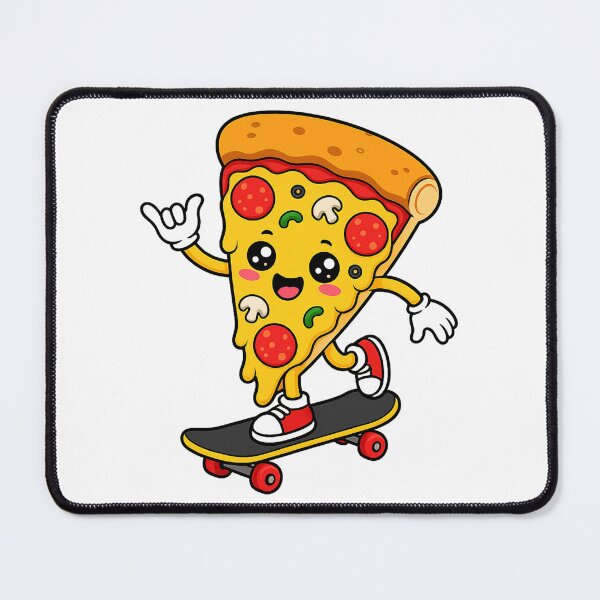 Item preview, Kawaii Pizza Skater designed and sold by cat-and-pigeon.