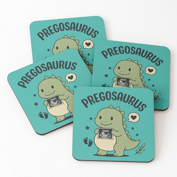 Item preview, Pregosaurus Pregnancy Maternity Dino Gift designed and sold by Blok45.