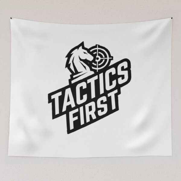 Item preview, Tactics First Chess Shirt | Funny Chess Strategy T-Shirt for Chess Players & Chess Lovers designed and sold by KnightVibe.