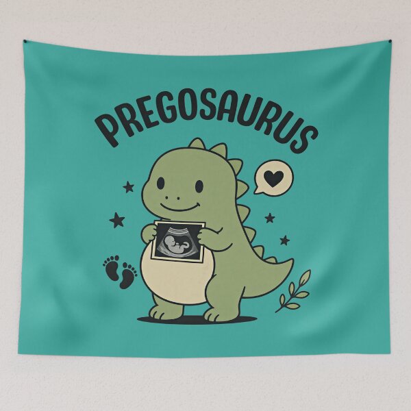 Item preview, Pregosaurus Pregnancy Maternity Dino Gift designed and sold by Blok45.