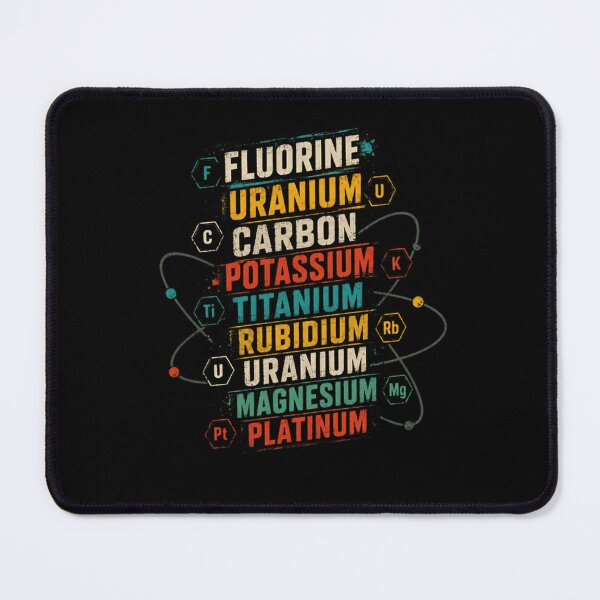 Item preview, Fluorine Uranium Carbon Potassium Titanium Rubidium Uranium Magnesium Platinum Elements Periodic Table Science Enthusiast designed and sold by HumansStuck12.