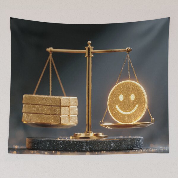 Item preview, Balance of Happiness - Gold & Smiley Concept designed and sold by DukaveArt .