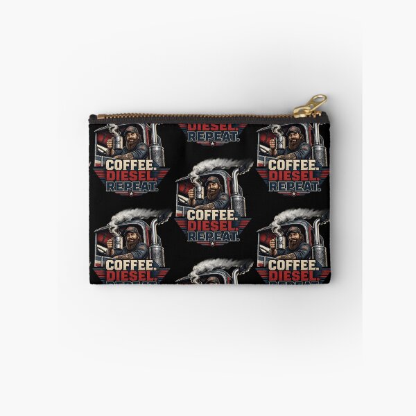 Item preview, Funny Trucker Gift Coffee Diesel Repeat Semi Truck Driver Trucking Design designed and sold by thoughtswear.