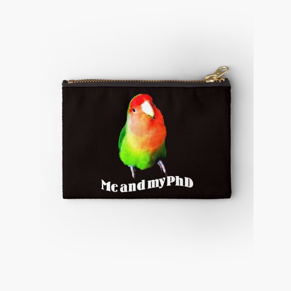 Item preview, Dutch Orange Lovebird, Agapornis, Me and my PhD, Bird Lover designed and sold by DiensDesign.