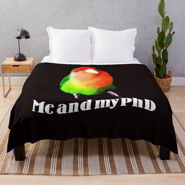Item preview, Dutch Orange Lovebird, Agapornis, Me and my PhD, Bird Lover designed and sold by DiensDesign.