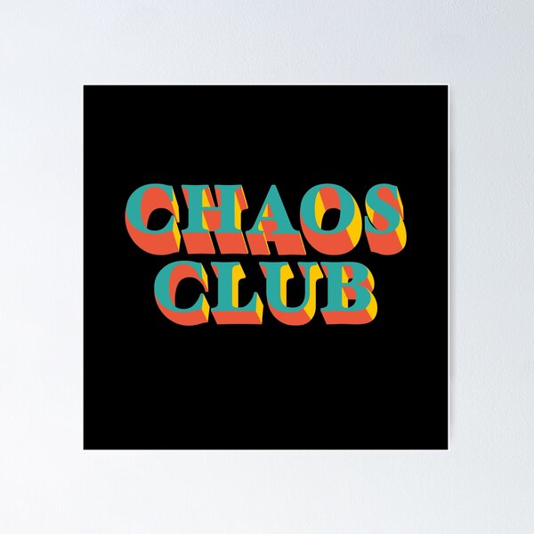 Item preview, Chaos Club designed and sold by Artthree.