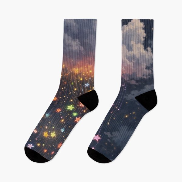 Item preview, Cloudy starry sky- colorful clouds  designed and sold by cocomelon168.