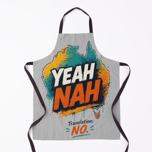 Item preview, Yeah Nah – Translation: No – Funny Australian Slang Map Retro Aussie T-Shirt designed and sold by NAJURE.