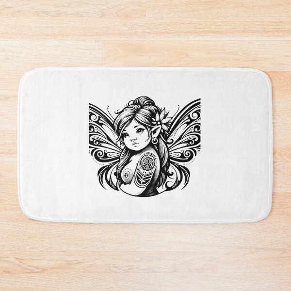 Item preview, Tribal Tattoo Fairy Fantasy Butterfly Illustration designed and sold by Macias123.