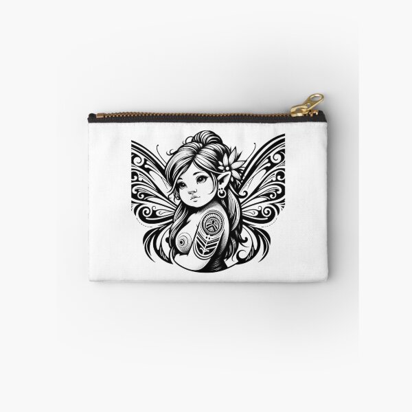Item preview, Tribal Tattoo Fairy Fantasy Butterfly Illustration designed and sold by Macias123.