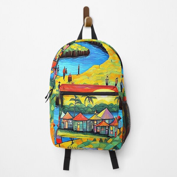 Item preview, Tropical Island Village designed and sold by George Hutton Hunter.