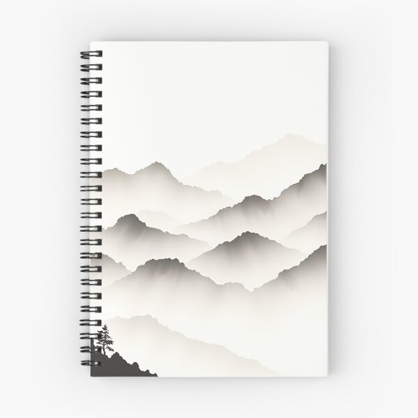 Item preview, Misty Mountain Ink Wash Landscape designed and sold by T-domain.