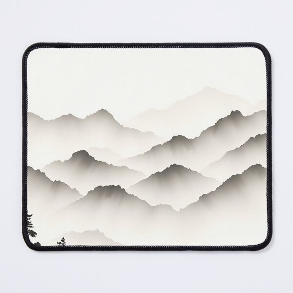 Item preview, Misty Mountain Ink Wash Landscape designed and sold by T-domain.