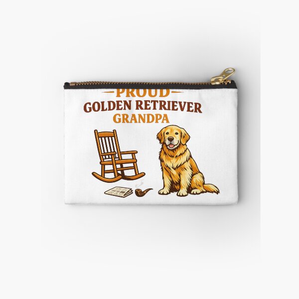 Item preview, Proud Golden Retriever Grandpa – Rocking Chair Dog Grandpaw Shirt, Funny Gift for Dog Grandparents designed and sold by Sahil Randhawa.