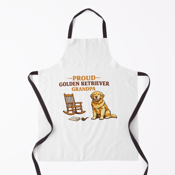 Item preview, Proud Golden Retriever Grandpa – Rocking Chair Dog Grandpaw Shirt, Funny Gift for Dog Grandparents designed and sold by Sahil Randhawa.
