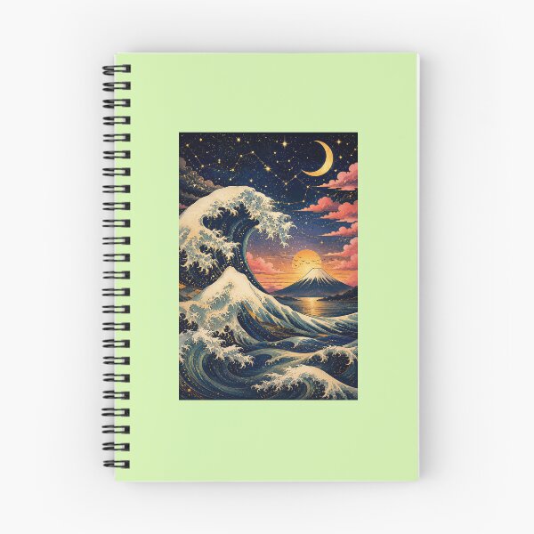 Item preview, Celestial Great Wave – Japanese Ocean & Moon Aesthetic Phone Case Design designed and sold by vinothmech53.