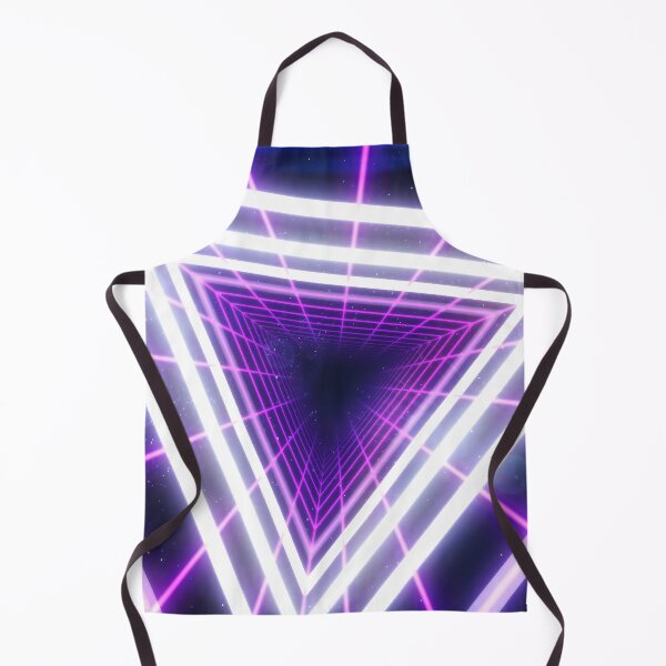 Item preview, Magenta Triangular Wireframe Tunnel & Neons designed and sold by Electric Shock!! Design.