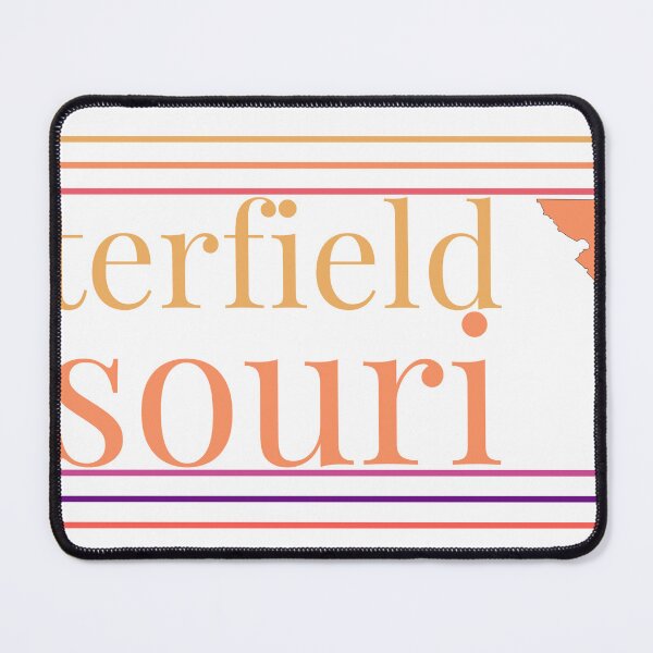 Item preview, Chesterfield Missouri City Marked On Map designed and sold by TheIconSmith.