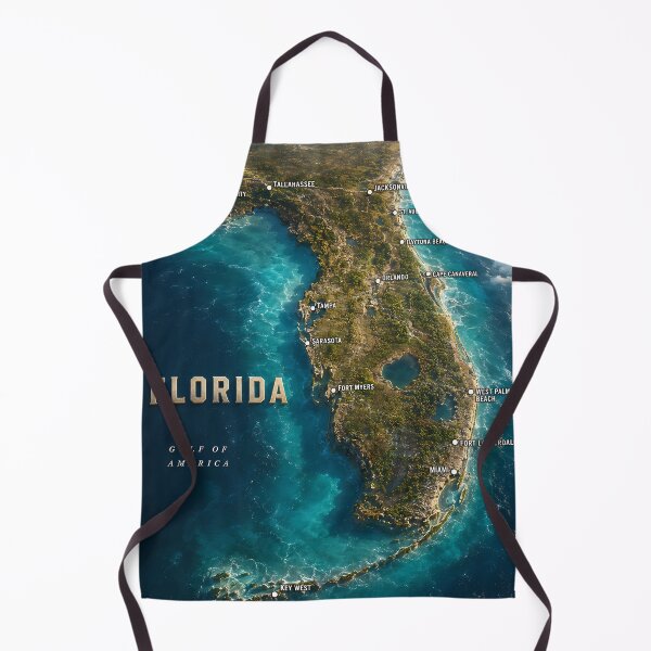 Item preview, Florida 3D Map designed and sold by MarkColeImaging.