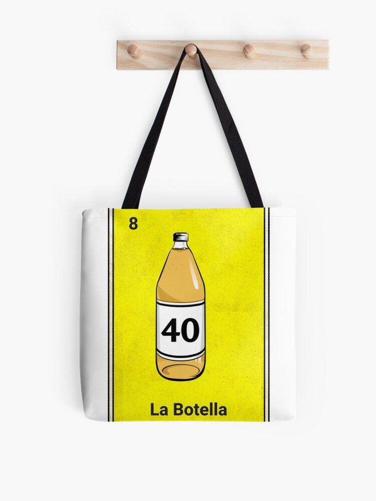 La Botella Funny Parody Mexican Loteria Card | Tote Bag