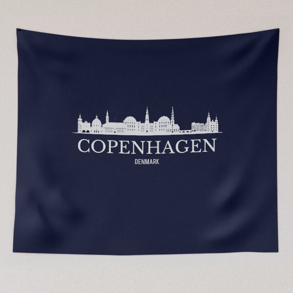 Item preview, Copenhagen skyline, Copenhagen Denmark designed and sold by Dressyourflag.