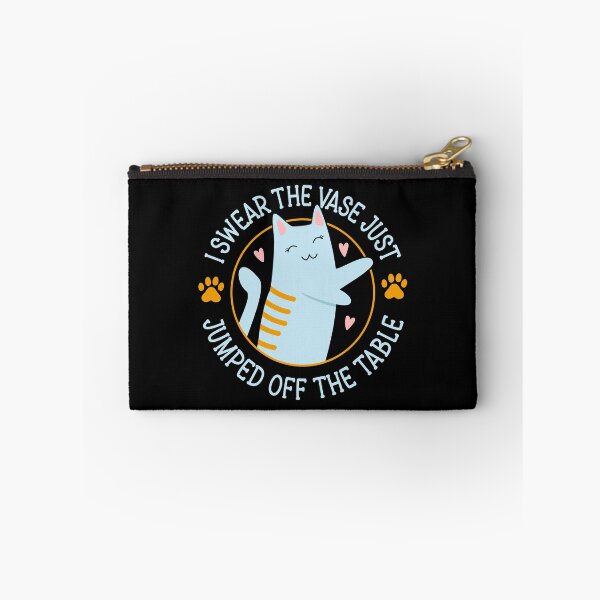 Item preview, I Swear The Vase Just Jumped Off The Table - Funny Mischievous Cat designed and sold by the-Z3nith.
