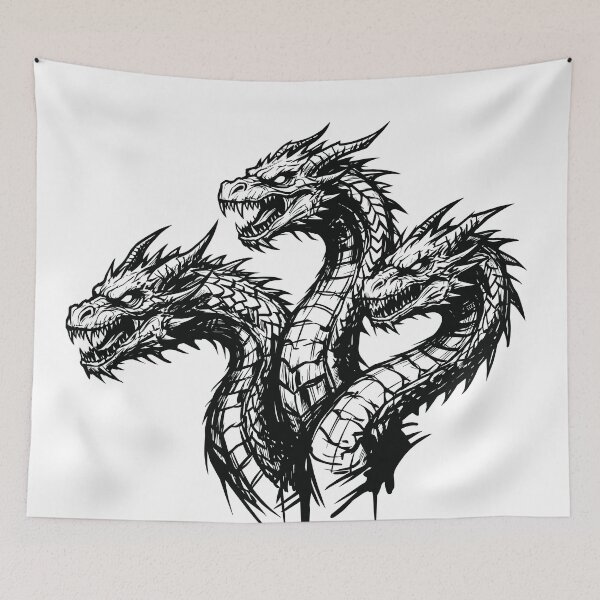 Item preview, Mythical Hydra Serpent designed and sold by BHP Studio.