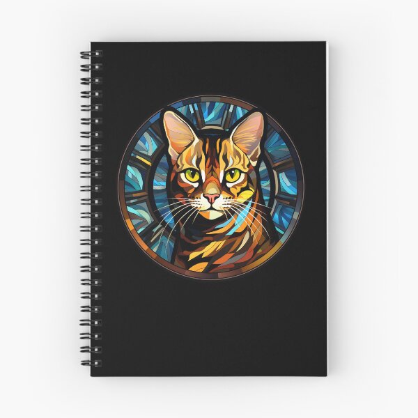 Item preview, Bengal Cat Stained Glass Leadlight Artistic Design Boys Girls designed and sold by rafaeltto.