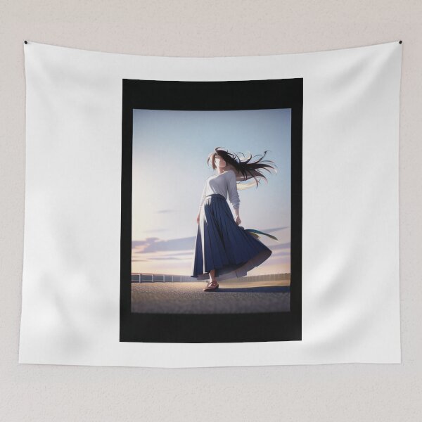 Item preview, Illustration - Female Silhouette, Dreamlike Atmosphere designed and sold by AnimeShin.