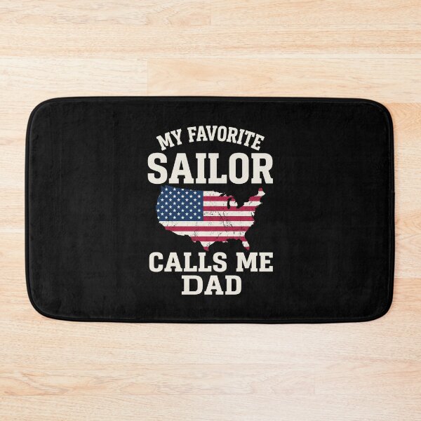 Item preview, My Favorite Sailor Calls Me Dad US Navy Proud Father Military Family designed and sold by SofenArt.
