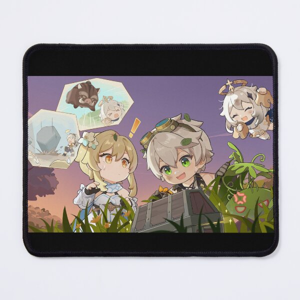 Item preview, Lumine, Paimon and Bennett designed and sold by Lauwuuh.