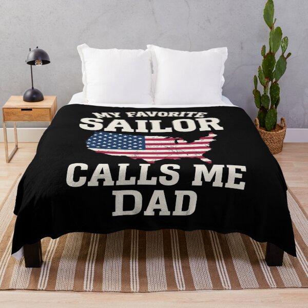 Item preview, My Favorite Sailor Calls Me Dad US Navy Proud Father Military Family designed and sold by SofenArt.