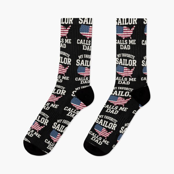 Item preview, My Favorite Sailor Calls Me Dad US Navy Proud Father Military Family designed and sold by SofenArt.