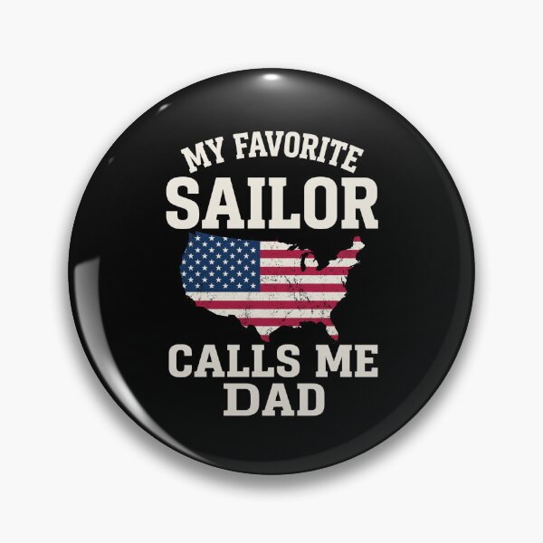 Item preview, My Favorite Sailor Calls Me Dad US Navy Proud Father Military Family designed and sold by SofenArt.