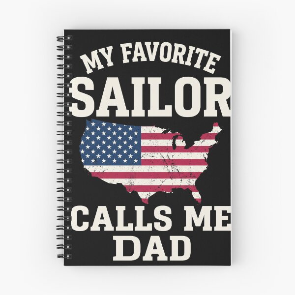 Item preview, My Favorite Sailor Calls Me Dad US Navy Proud Father Military Family designed and sold by SofenArt.