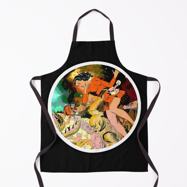 Item preview, Vintage comic space girl in distress designed and sold by QuirkyDesign101.