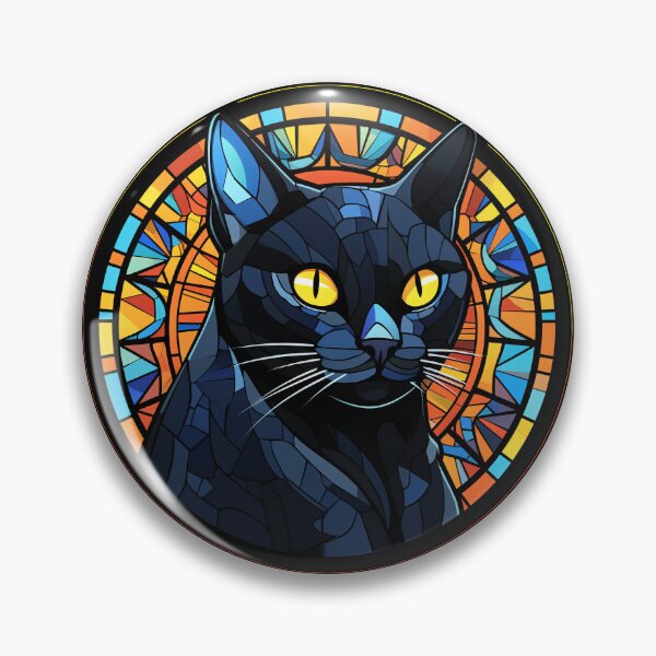 Item preview, Bombay Cat Stained Glass Leadlight Artistic Design Boys Girls designed and sold by rafaeltto.